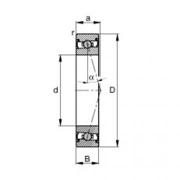 Bearing HCS71902-C-T-P4S FAG