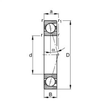 Bearing B7004-C-T-P4S FAG