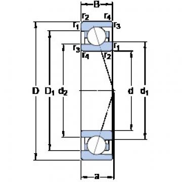 Bearing 71910 ACE/P4A SKF