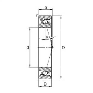 Bearing HS7009-C-T-P4S FAG