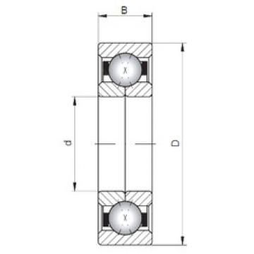 Bearing QJ1005 ISO