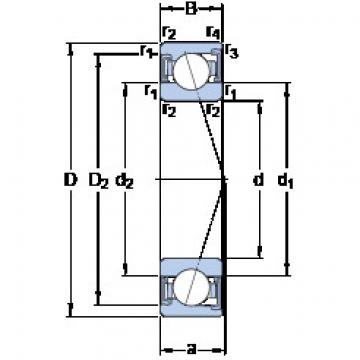 Bearing S7000 ACD/HCP4A SKF