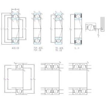 Bearing S7008 ACE/HCP4A SKF