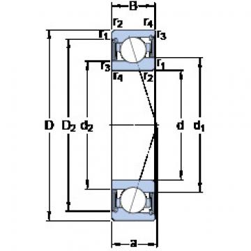 Bearing S71908 CE/HCP4A SKF