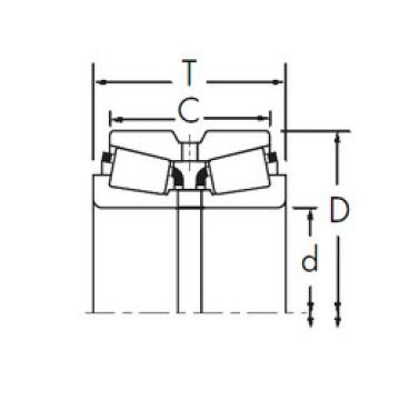 Bearing 33889/33821D+X1S-33889 Timken