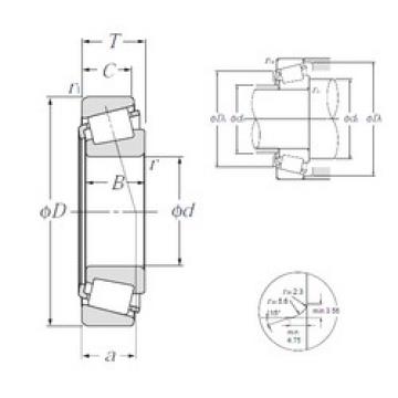 Bearing 4T-LM300849/LM300811 NTN