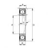 Bearing B7003-C-2RSD-T-P4S FAG