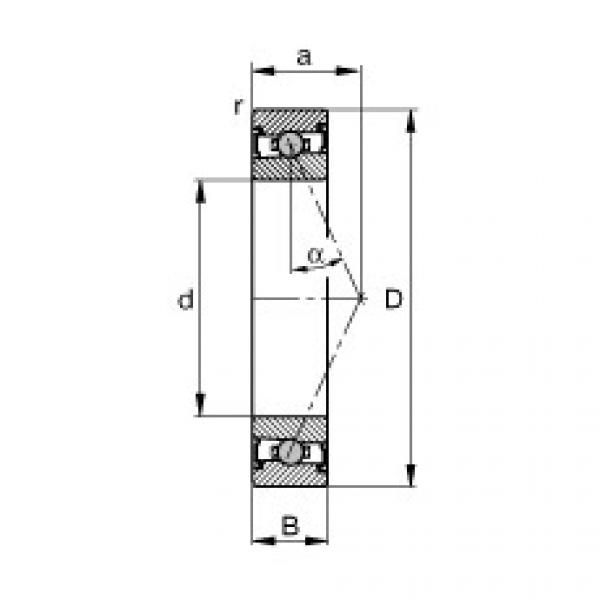 Bearing HCS7003-E-T-P4S FAG #5 image