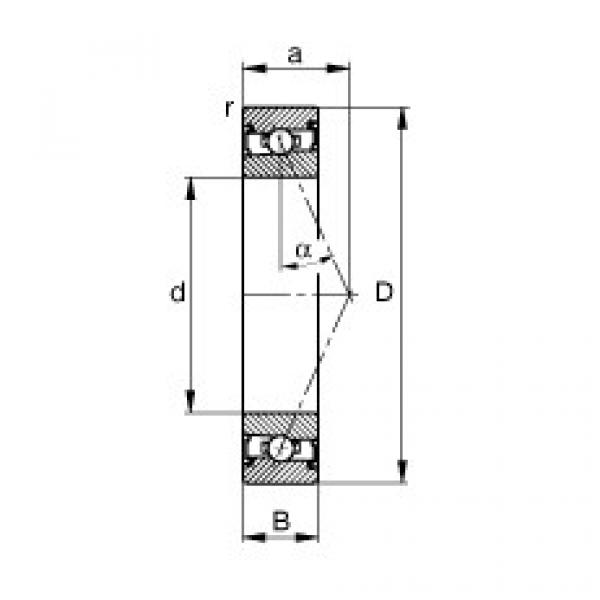 Bearing HSS7001-E-T-P4S FAG #5 image