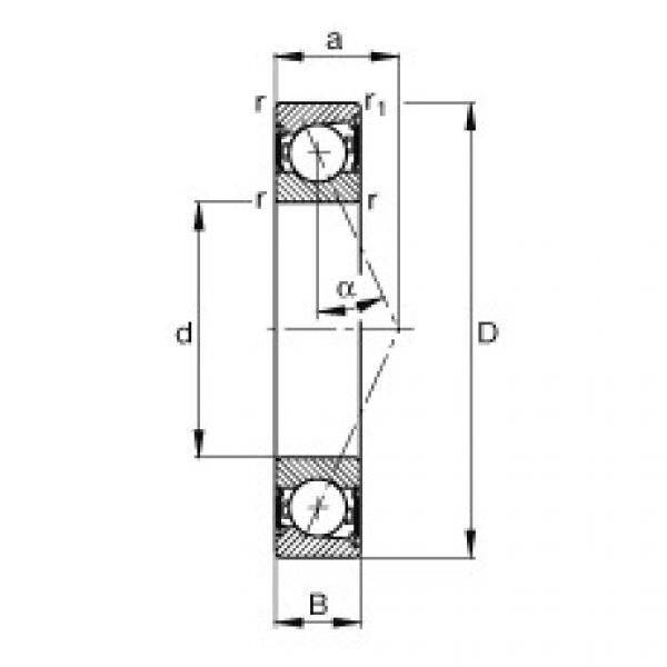 Bearing B7008-E-2RSD-T-P4S FAG #5 image