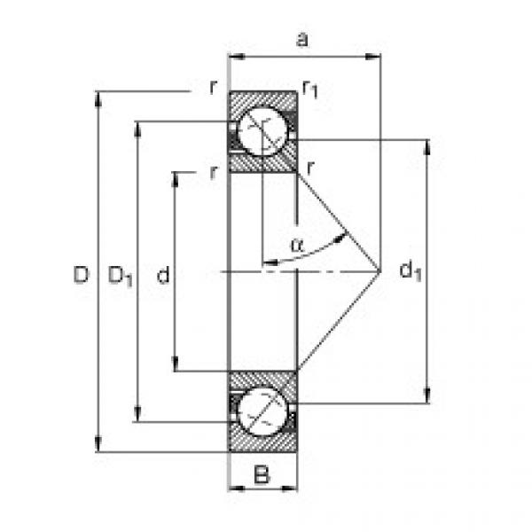 Bearing 7306-B-TVP FAG #5 image