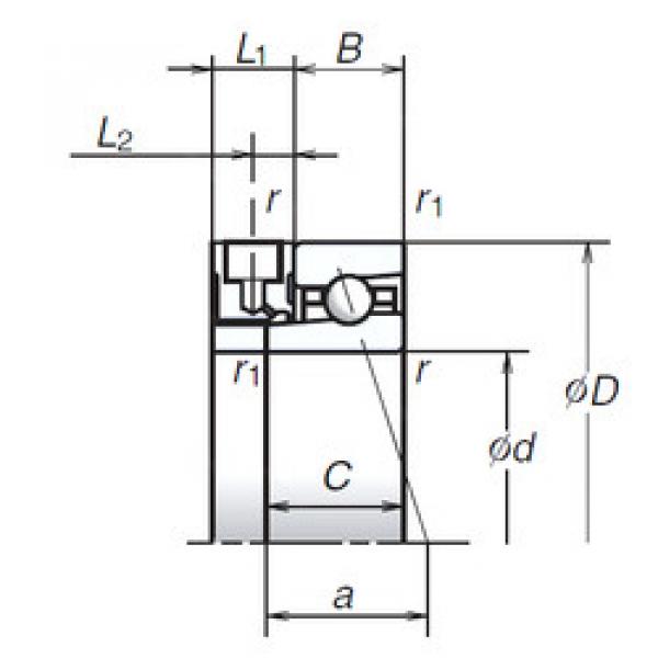 Bearing 80BER10XE NSK #5 image