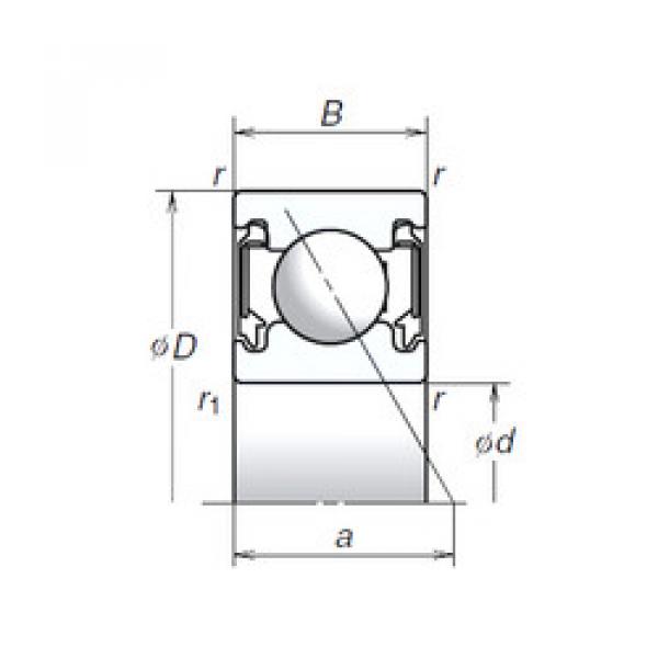 Bearing 8BSA10T1X NSK #5 image