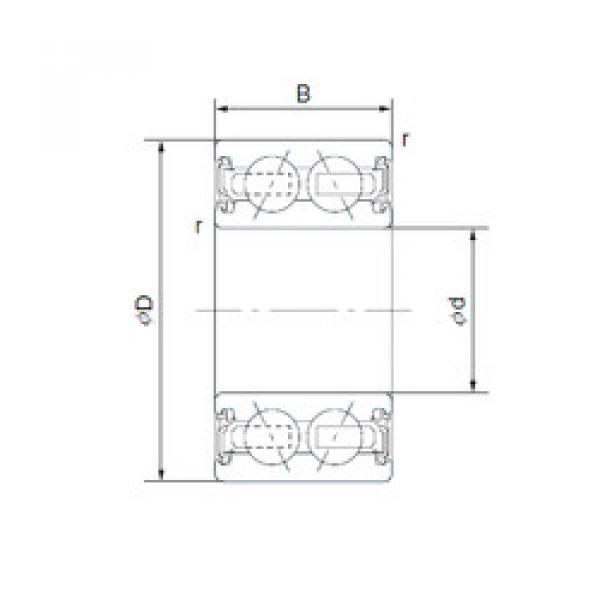 Bearing DF08A15LLU/5C NTN #5 image