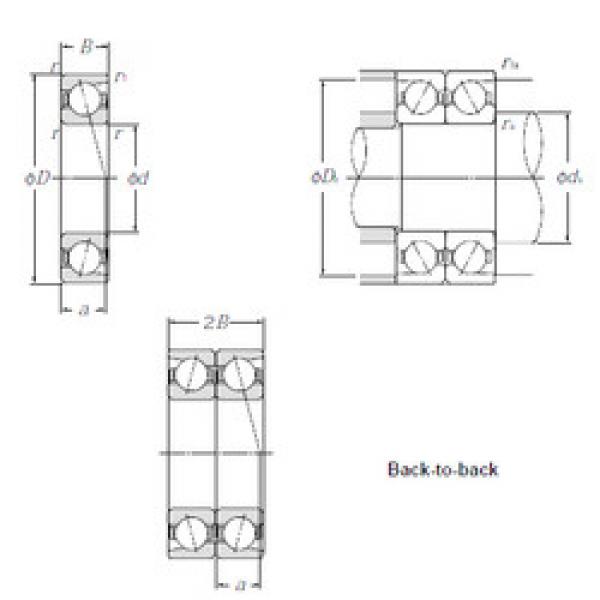 Bearing 7300BDB NTN #5 image