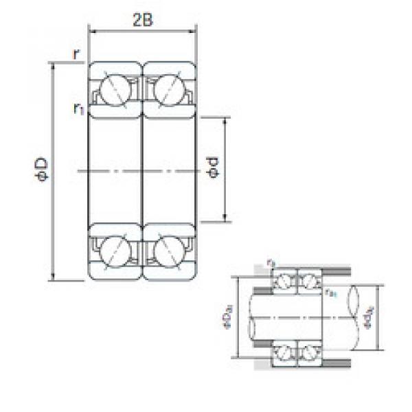 Bearing 7301BDF NACHI #5 image