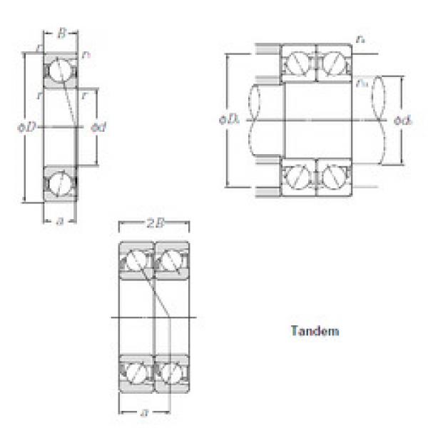 Bearing 7304DT NTN #5 image