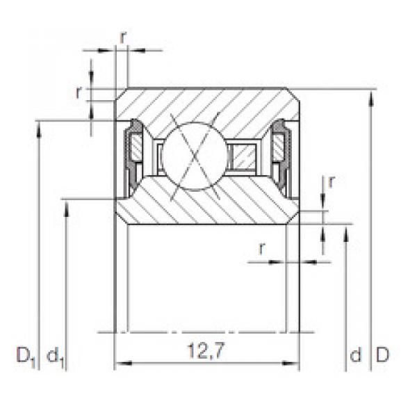 Bearing CSXU 040.2RS INA #5 image