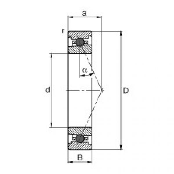 Bearing HC7011-E-T-P4S FAG #5 image