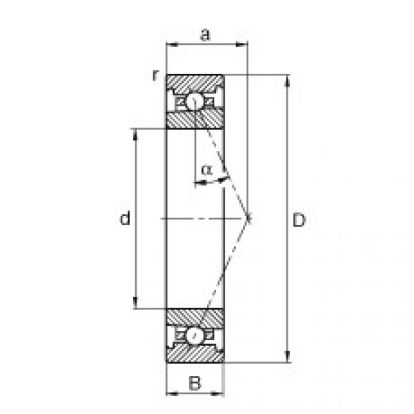 Bearing HS7010-E-T-P4S FAG #5 image