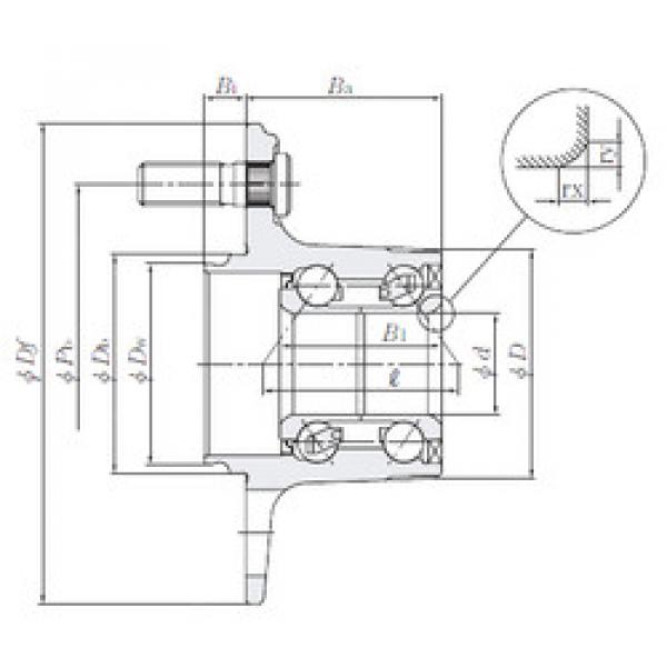 Bearing HUB155-5 NTN #5 image