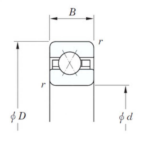 Bearing KBX050 KOYO #5 image