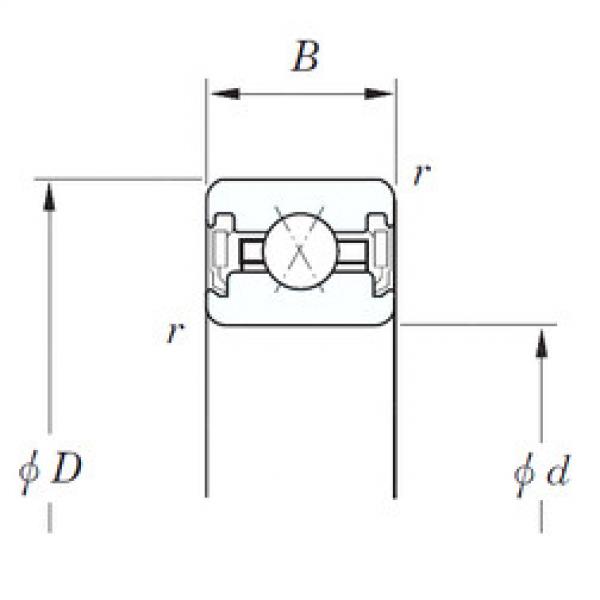 Bearing KUX080 2RD KOYO #5 image