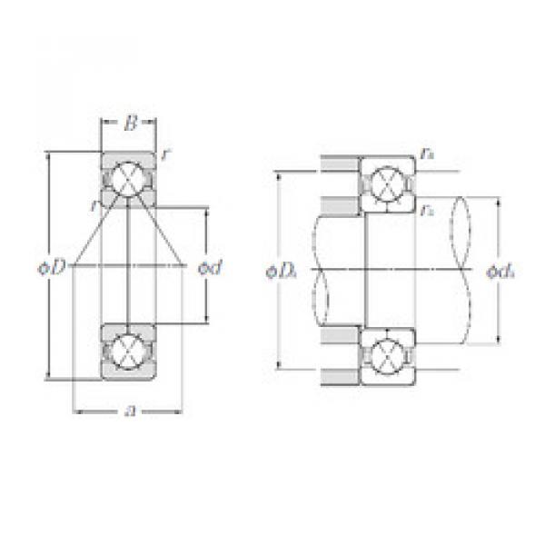 Bearing QJ220 NTN #5 image