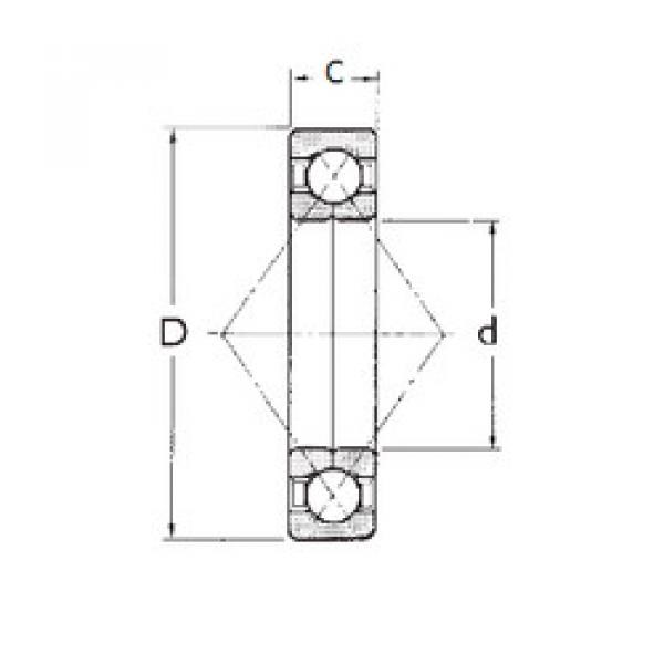 Bearing QJ210 FBJ #5 image