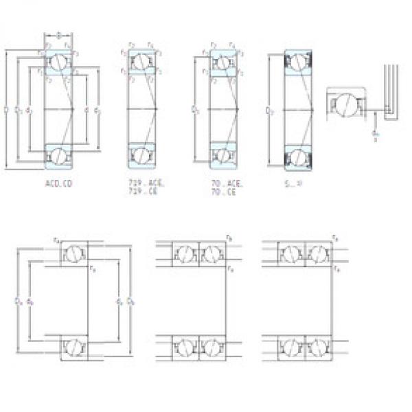 Bearing S7019 CB/P4A SKF #5 image