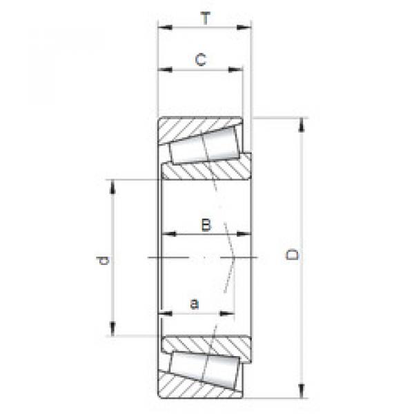 Bearing 33017 A CX #1 image