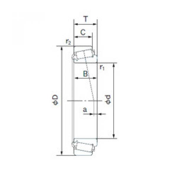 Bearing 33275/33462 NACHI #1 image