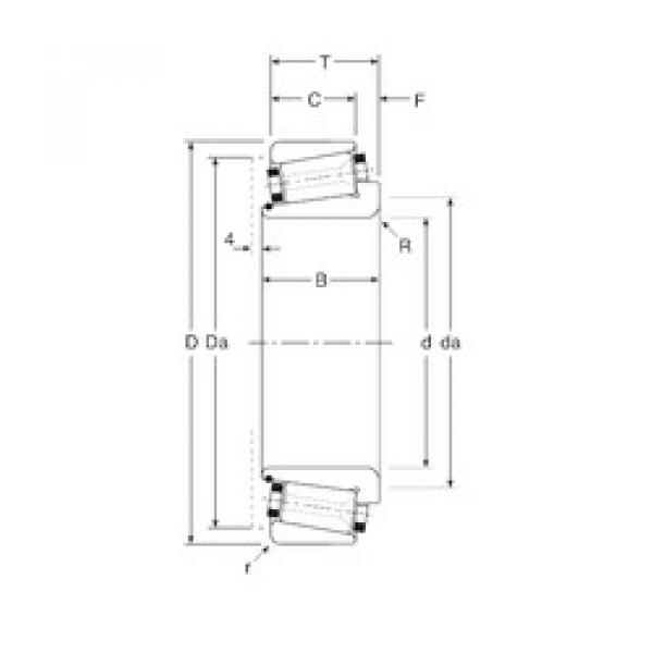 Bearing 33017 Gamet #1 image