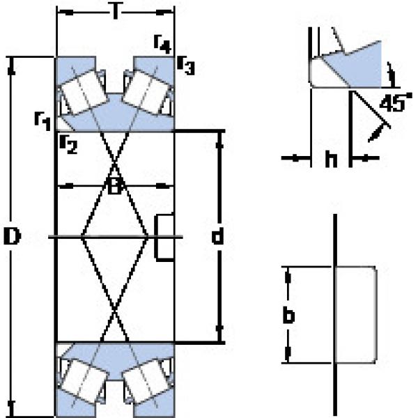 Bearing 332068 SKF #1 image