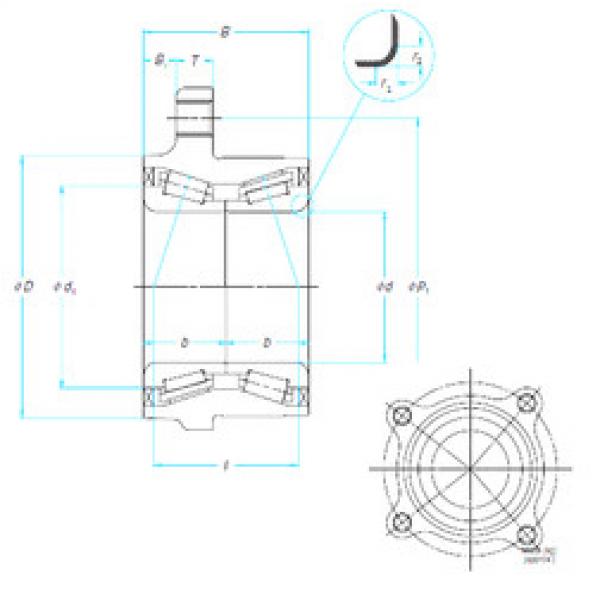 Bearing 51KWH01A NSK #1 image